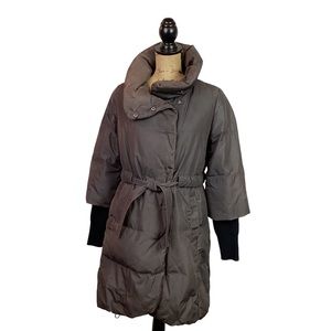 Theory Down Puffer Long Coat